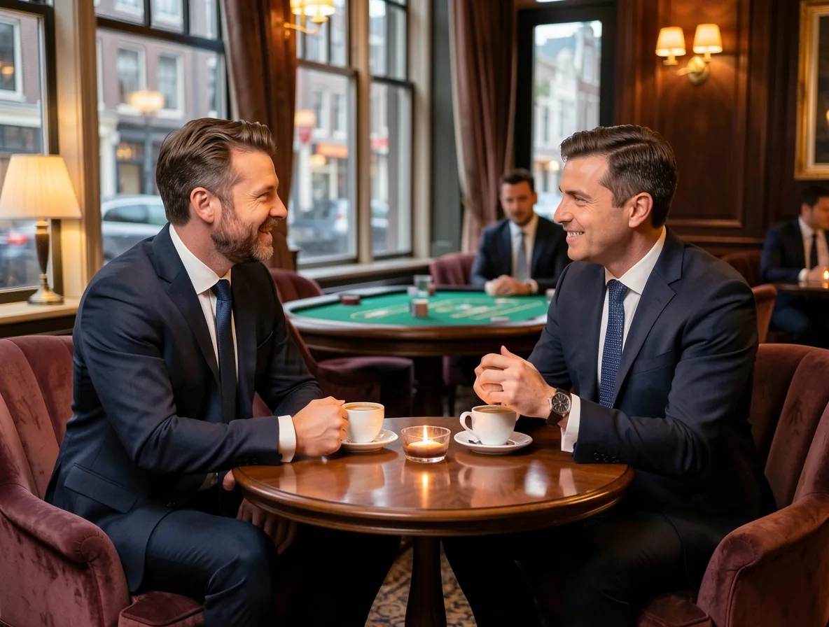 Netwerken en ontmoeting in de besloten club van Merendal