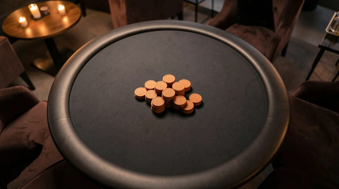 Sociale Poker Lounge tafel bij Merendal